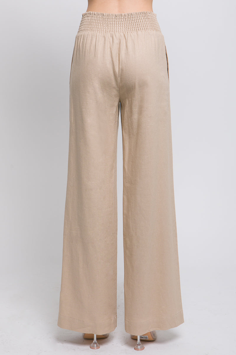 Woven Linen Pants