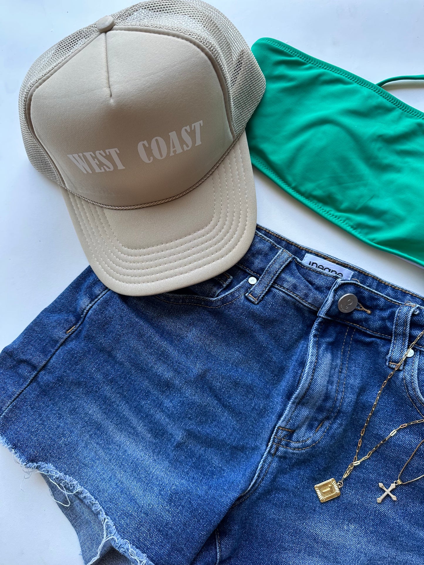 West Coast Khaki Trucker Hat