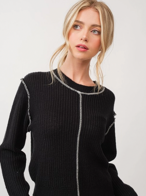 Stella Contrast Stitch Sweater