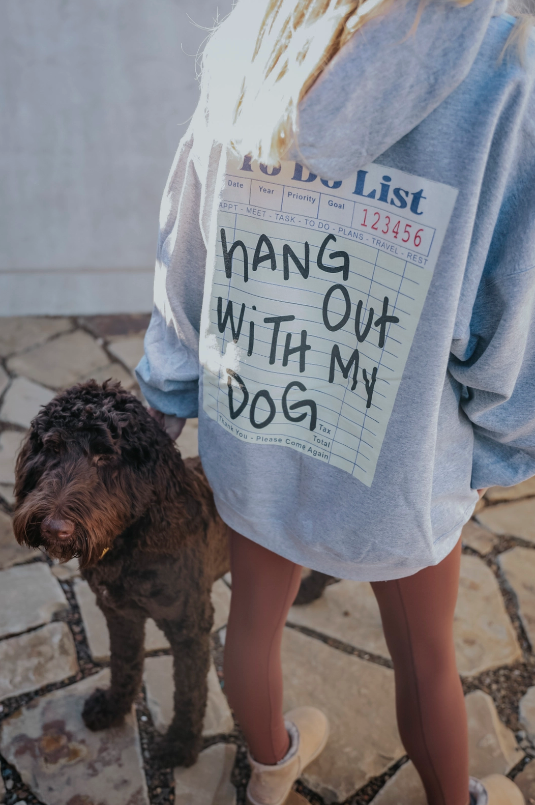 Hang Out with My Dog Hoodie