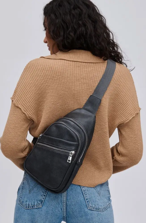Charcoal Zephyr Sling Backpack