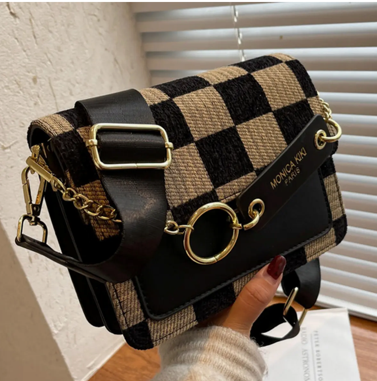Checkerboard Shoulder Bag