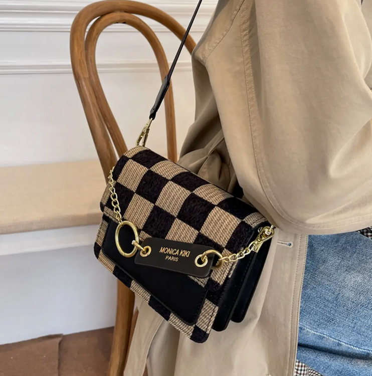 Checkerboard Shoulder Bag