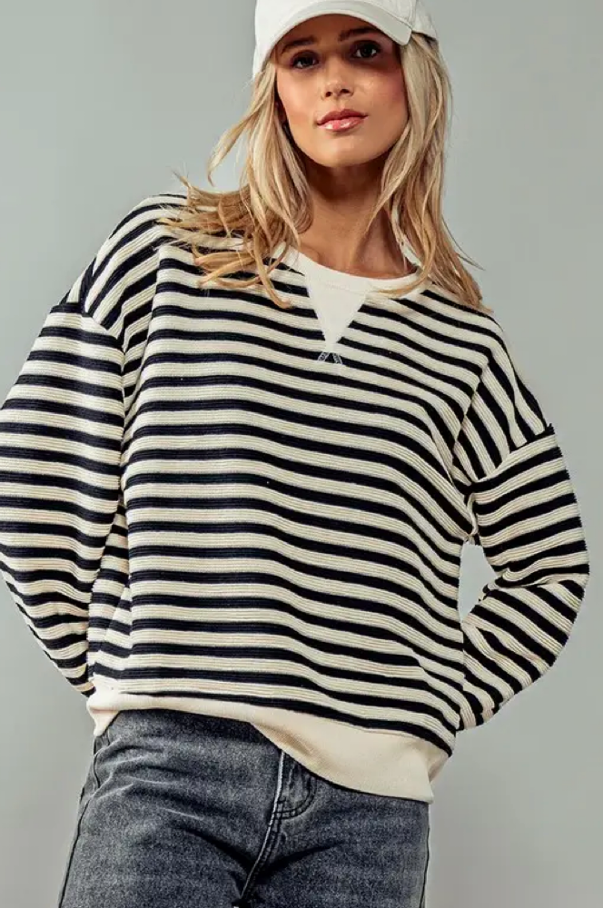 Gypsy Meadow Striped Knit Sweater