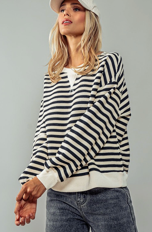 Gypsy Meadow Striped Knit Sweater