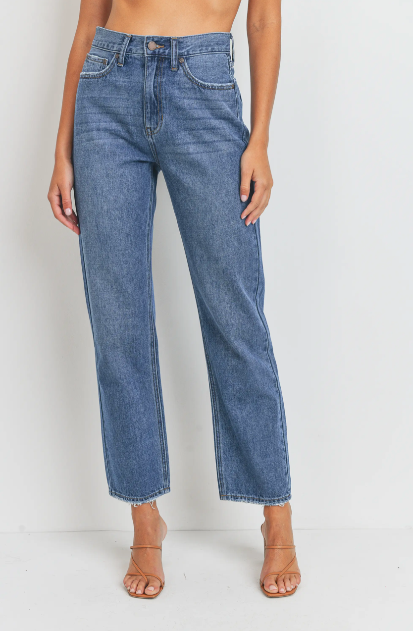 JBD Faye Straight High Rise Denim