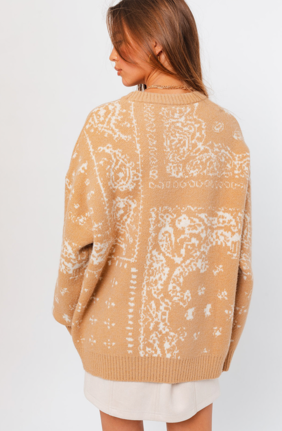 Ethnic Graphic Sweater Pullover
